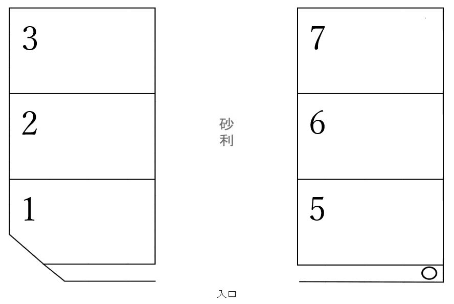 39駐車場の駐車配置図
