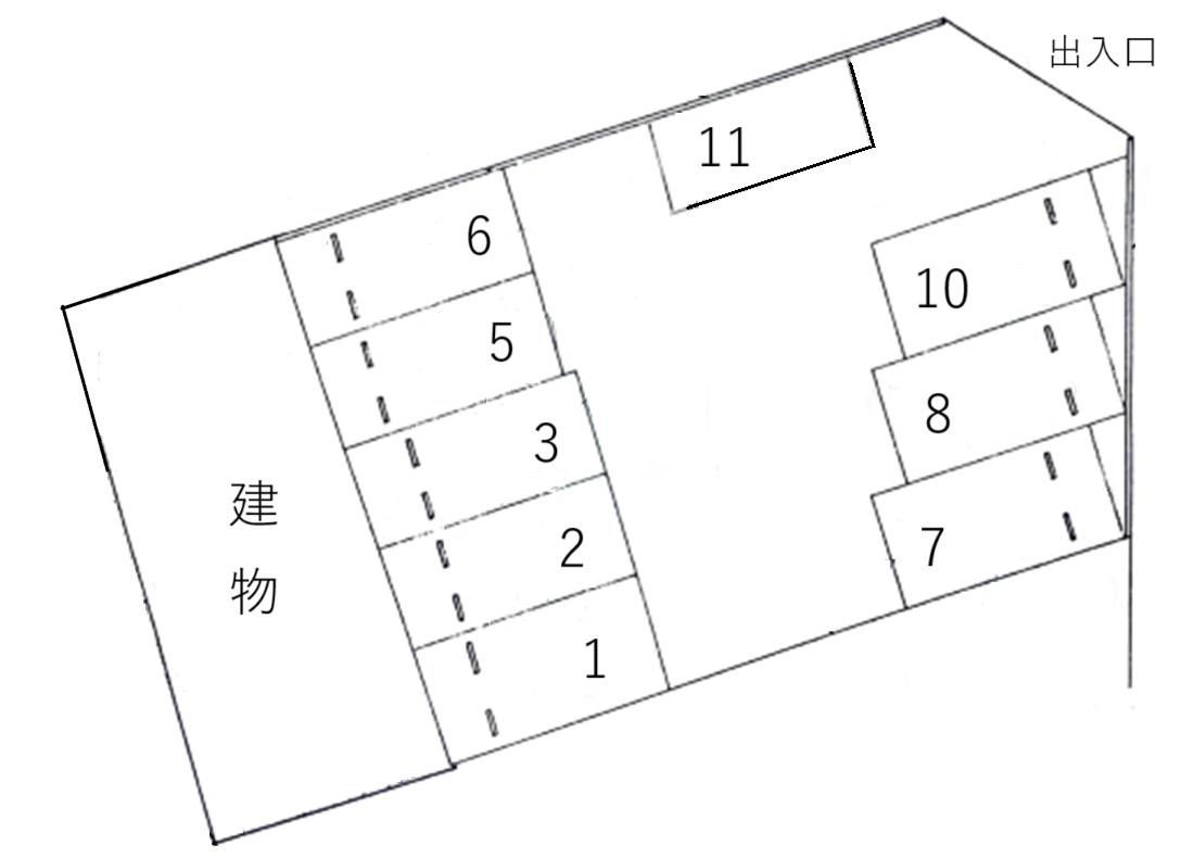 (46) 山田駐車場の駐車配置図
