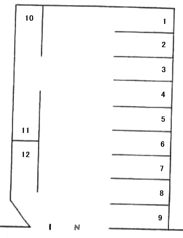モーターランド２７８８の駐車配置図