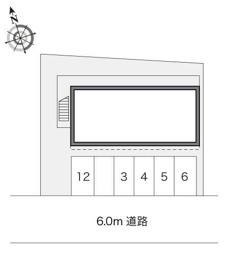 アルカディア赤坪(18929)の駐車配置図