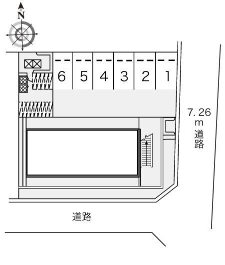 高尾Ｉ(13094)の駐車配置図
