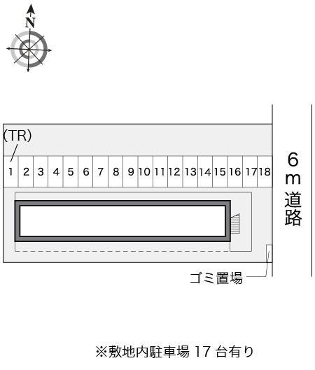 エントピアＳＳ(11645)の駐車配置図