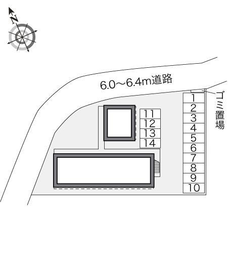 シモジン(22891)の駐車配置図