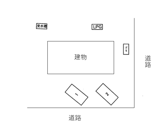 昇陽館の駐車配置図