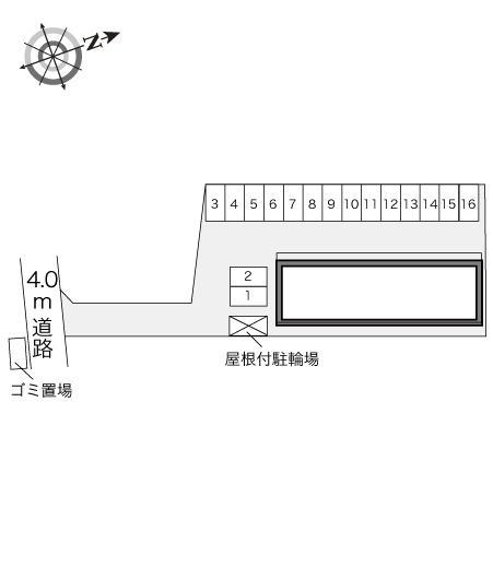 クワイエット(22031)の駐車配置図