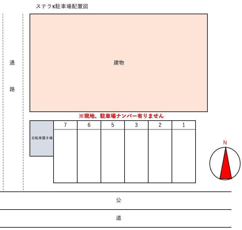 ステラKの駐車配置図