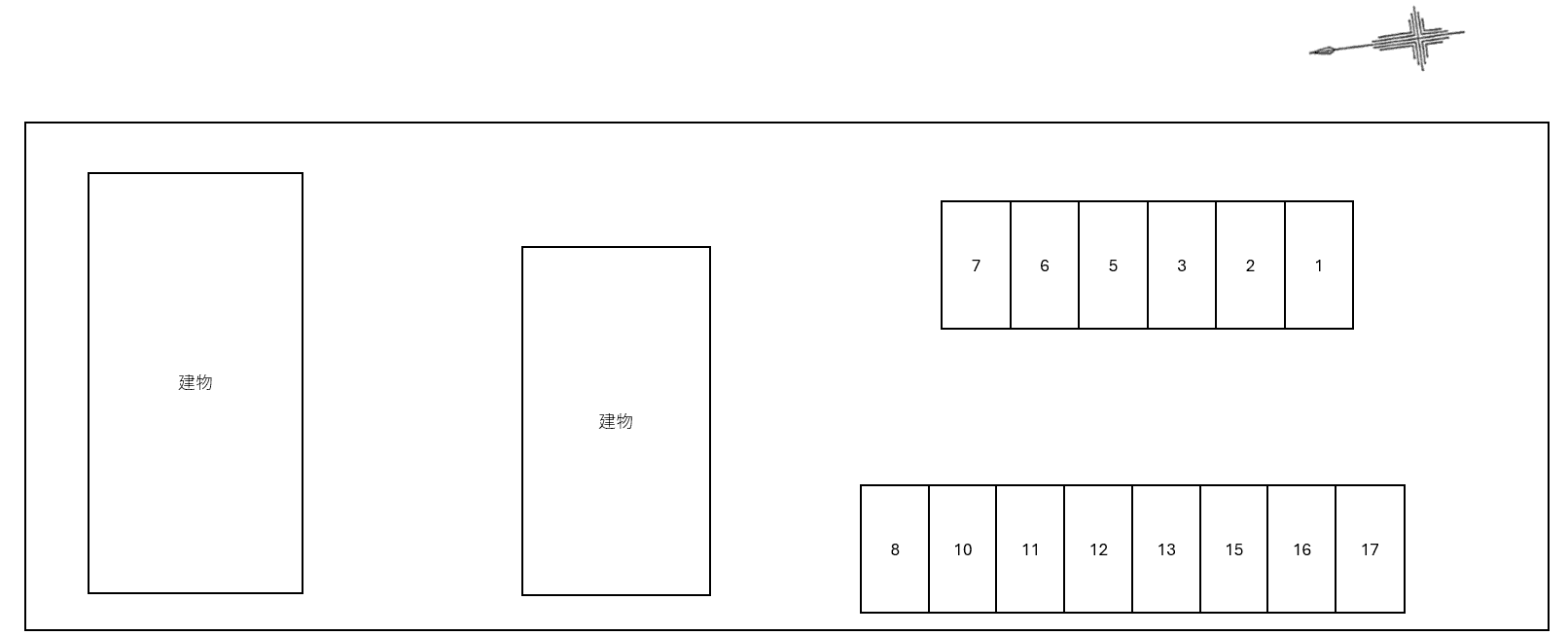 ＰＲＥＮＤＲＥ　Ａの駐車配置図