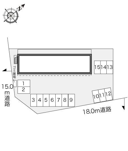 ＡＳＴＹⅡ(22135)の駐車配置図