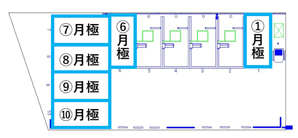 新栄第２９の駐車配置図