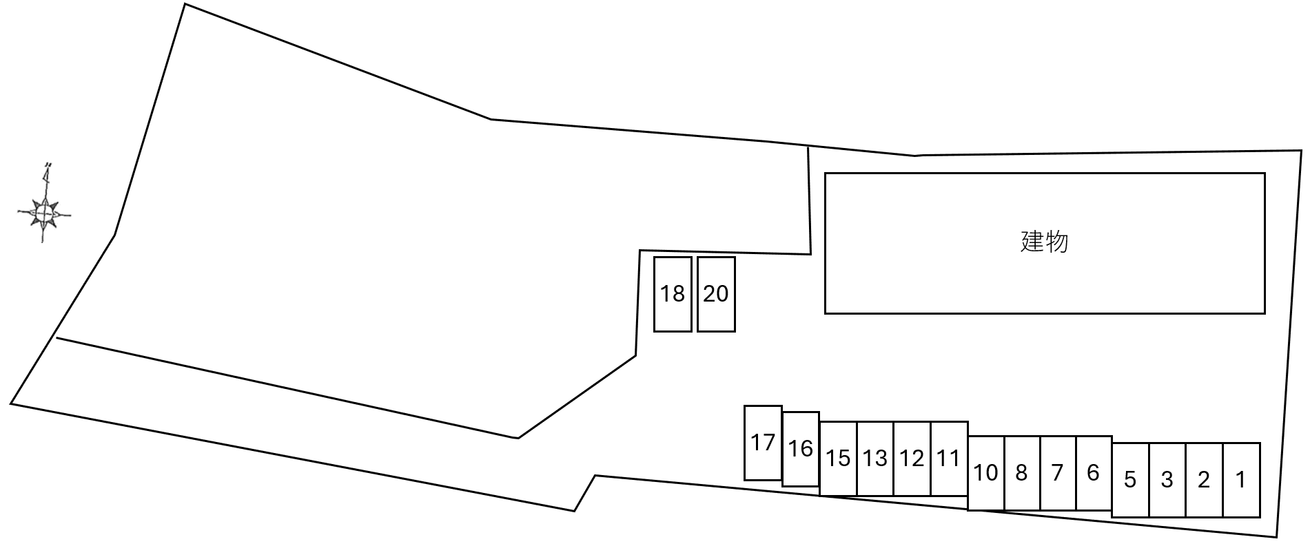 ｃｈｅｒｒｙ　ｂｌｏｓｓｏｍの駐車配置図