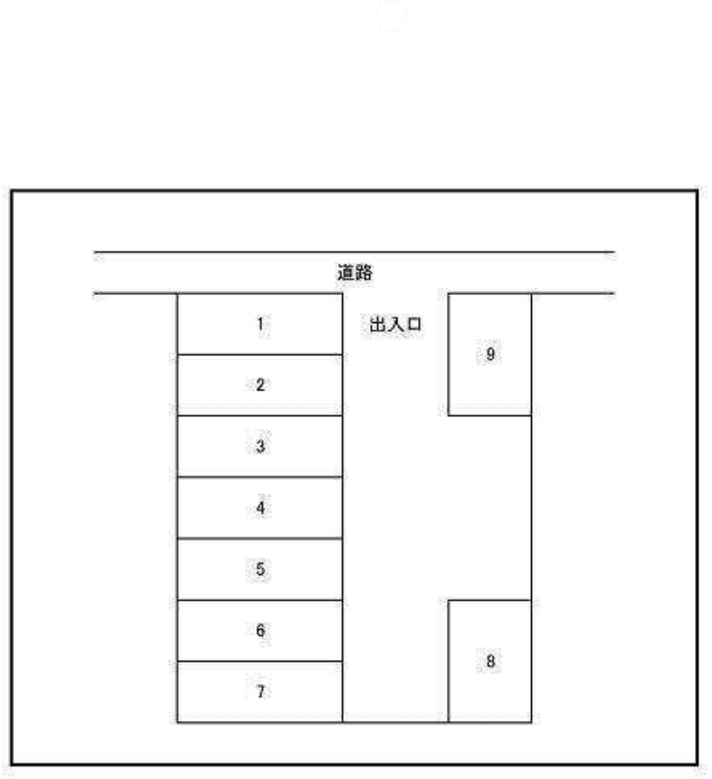 吉岡駐車場（円谷）の駐車配置図