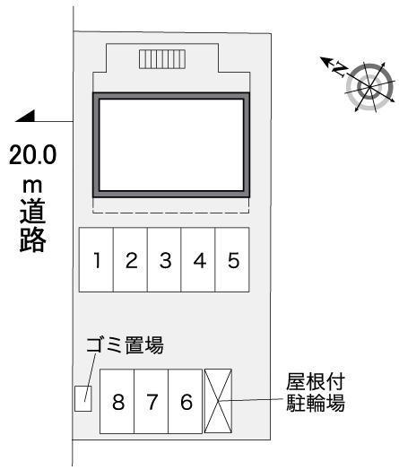 新和(36276)の駐車配置図
