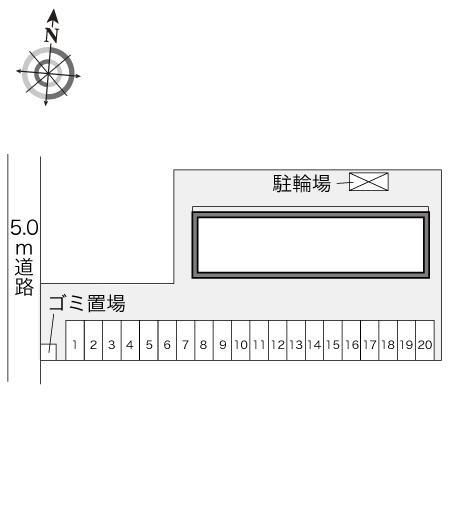 雅(23932)の駐車配置図