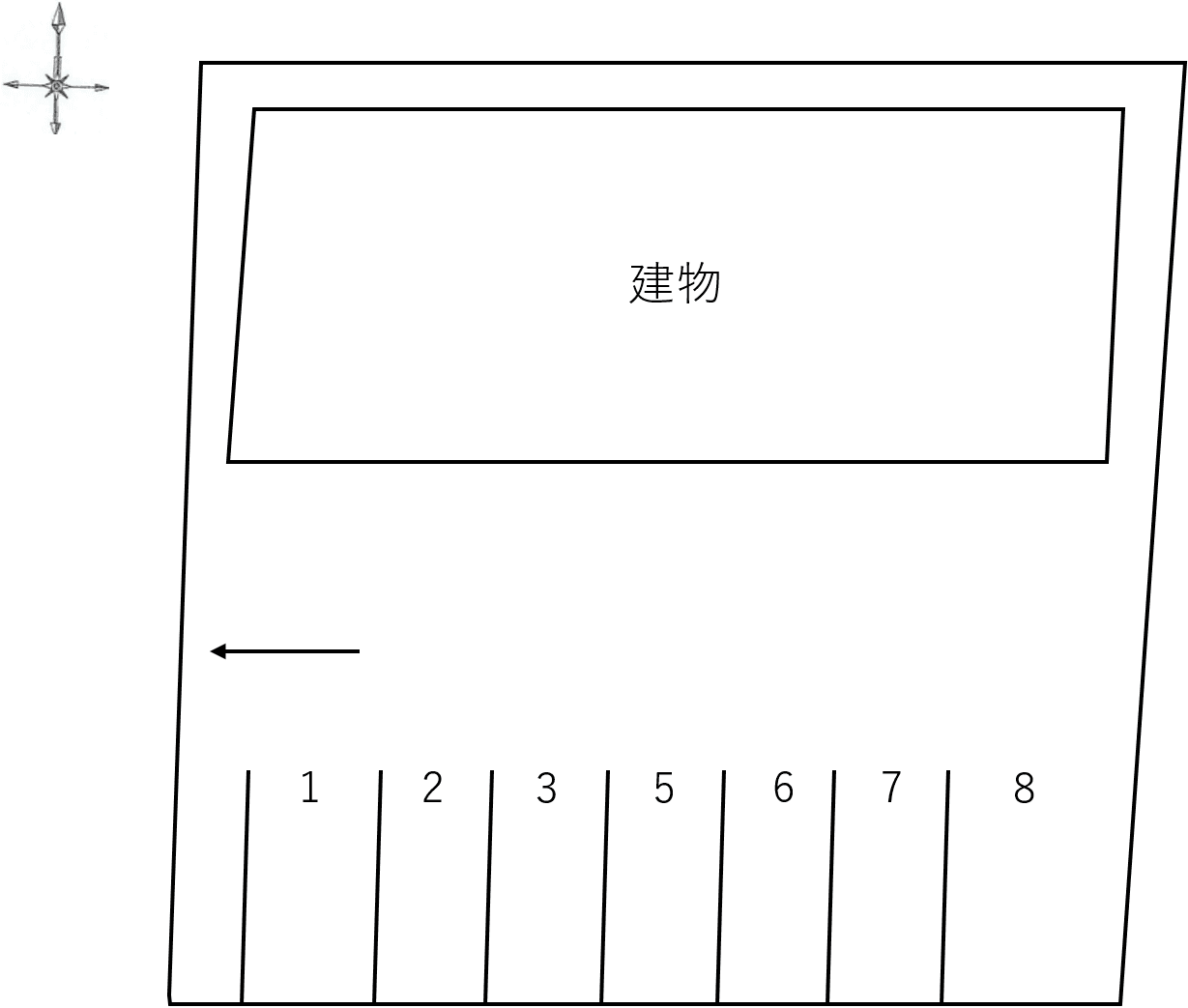 Ｐｅａｒ Ｆｉｅｌｄの駐車配置図