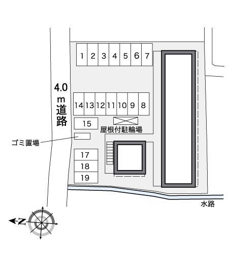 Ｆ(37426)の駐車配置図