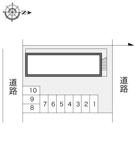 アジマ(13766)の駐車配置図