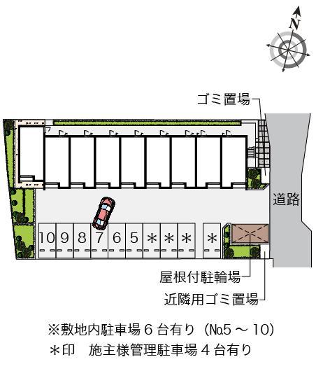クレイノサンライト緑ケ丘(56959)の駐車配置図