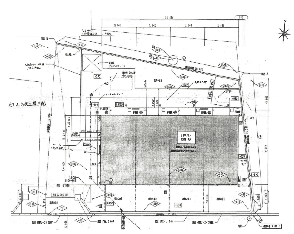 ＮＥＷ ＳＴＡＧＥ服部の駐車配置図