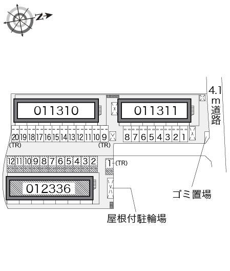 グランドゥールⅢ(12336)の駐車配置図