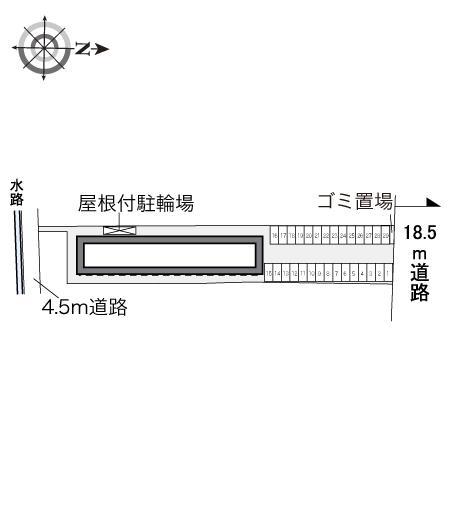 ＣＡＳＡ　ＳＨＯＥＮ(34990)の駐車配置図