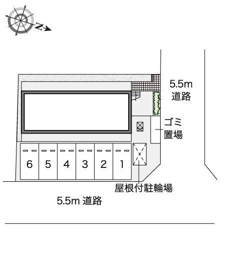 みゆきⅡ(45507)の駐車配置図