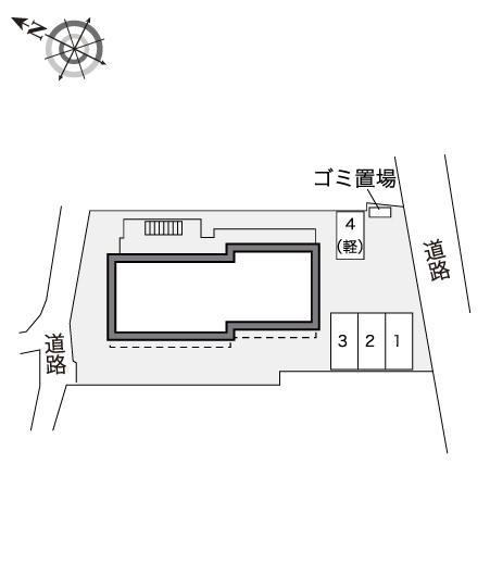 ＹＵＭＥＮＯ(30395)の駐車配置図