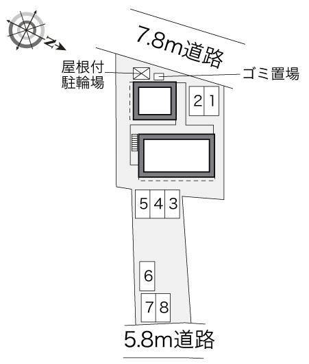 クリスタル笠舞Ⅱ(32655)の駐車配置図