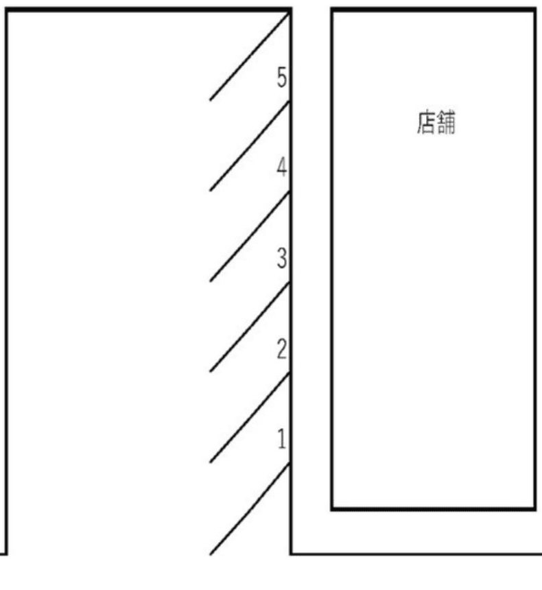 見和2丁目パーキング１の駐車配置図
