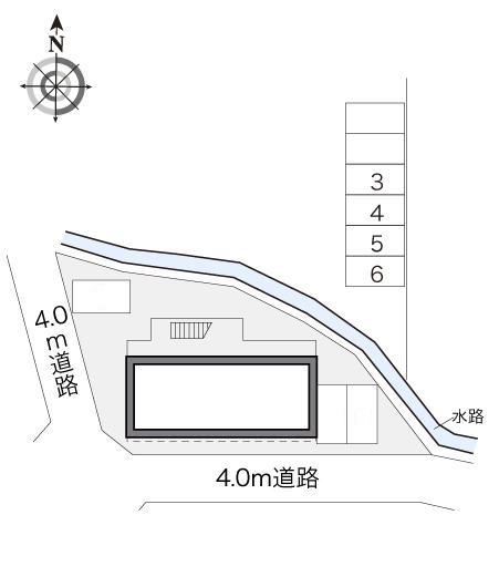 ＪＩＮＢＡ(19736)　敷地外駐車場の駐車配置図