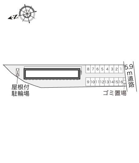 清恵(17591)の駐車配置図