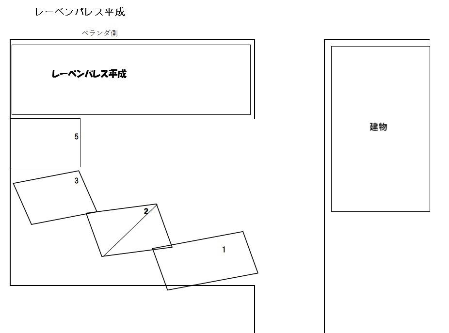 レーベンパレス平成の駐車配置図