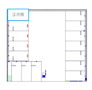 可児駅前第２の駐車配置図