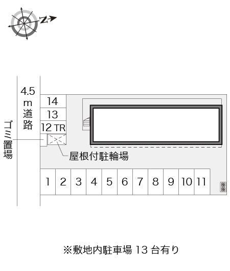ＲＡＲＡ(15502)の駐車配置図
