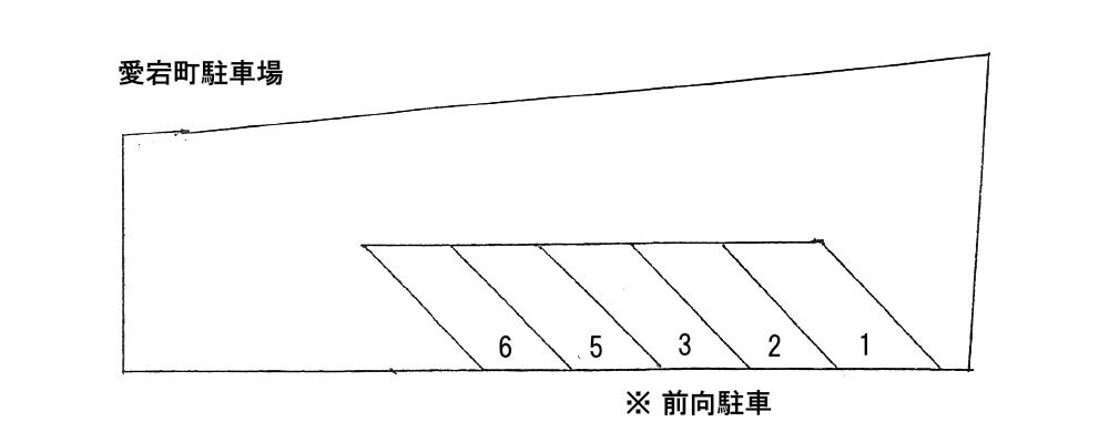 愛宕町駐車場の駐車配置図