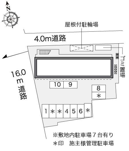 サントーヨー(20810)の駐車配置図