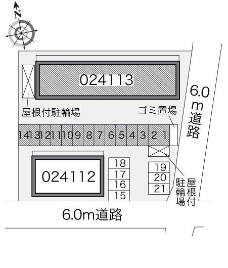 エミネントⅠ(24113)の駐車配置図
