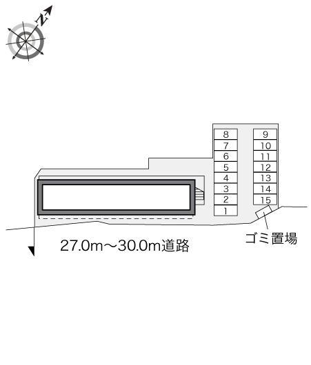 住吉(21290)の駐車配置図
