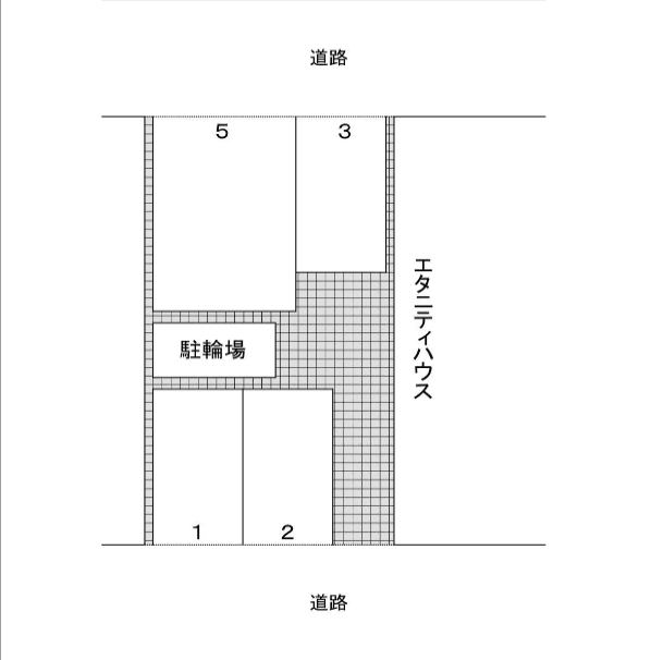 エタニティーハウスの駐車配置図