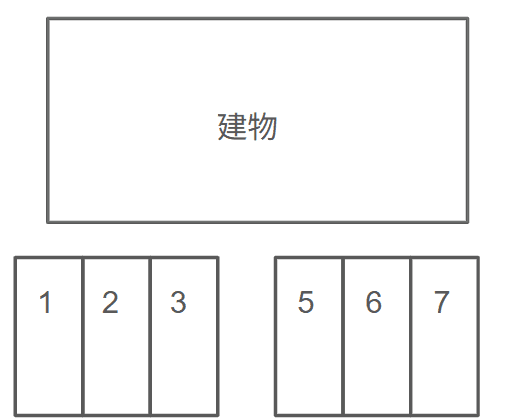 HIKARIの駐車配置図