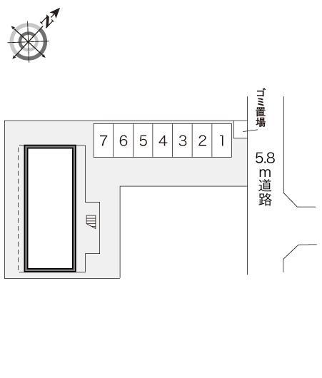 ＩＭＡＢＡＲＩ中央(15972)の駐車配置図