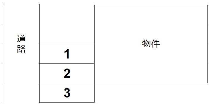アベニール永和台駐車場の駐車配置図