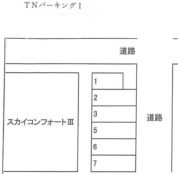 ＴＮパーキングⅠの駐車配置図