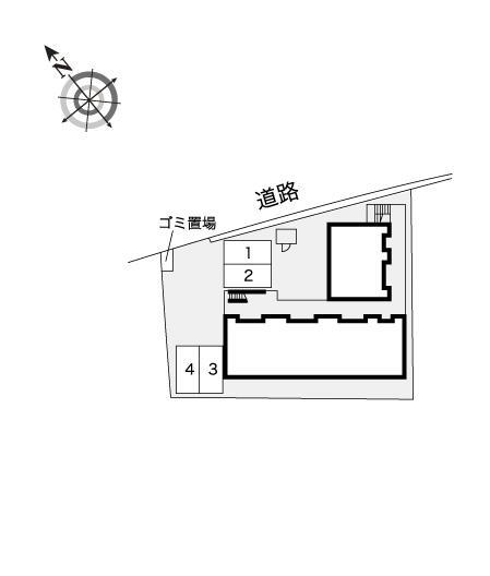 東大路ハシモト(7684)の駐車配置図