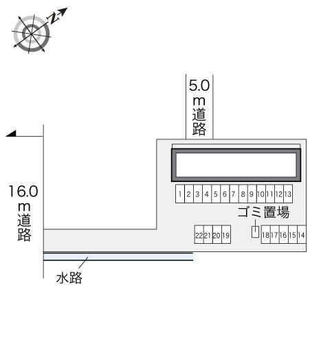 一加(20072)の駐車配置図