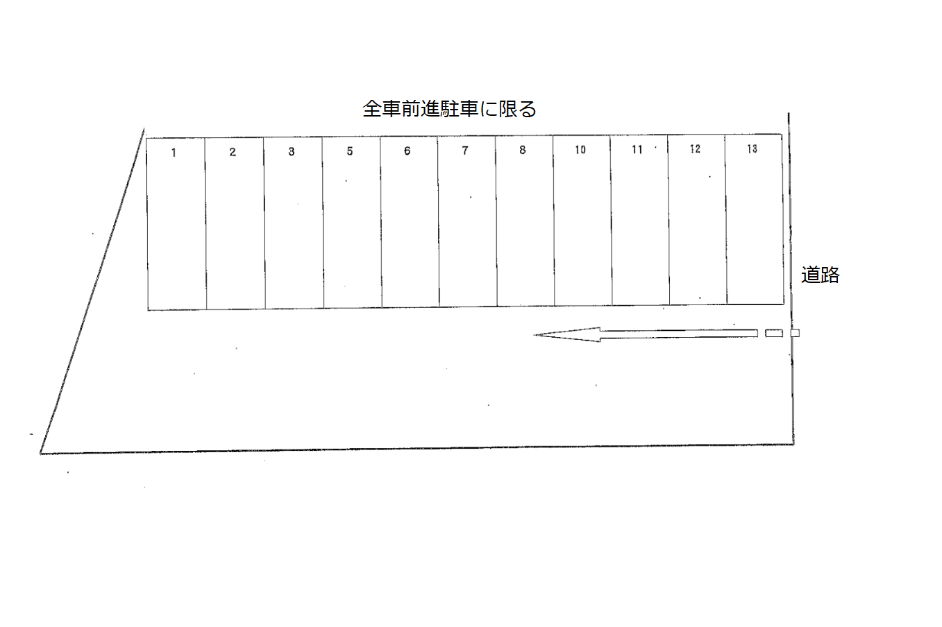 ４１５の駐車配置図