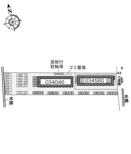 揖保川Ⅰ(34580)の駐車配置図