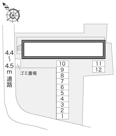 ＧＲＥＥＮ　ＶＩＥＷ(18922)の駐車配置図