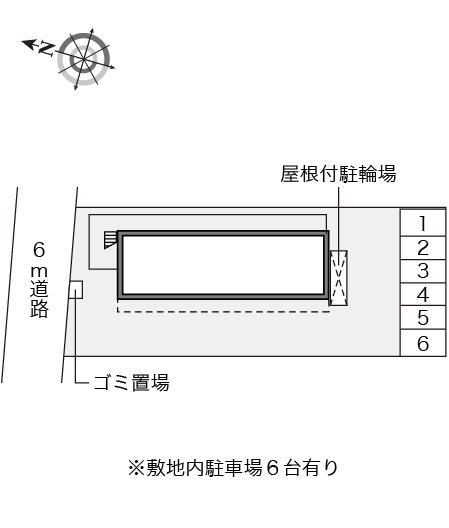 ウイング　ポート(16525)の駐車配置図