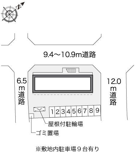フォンターナＢ(20204)の駐車配置図