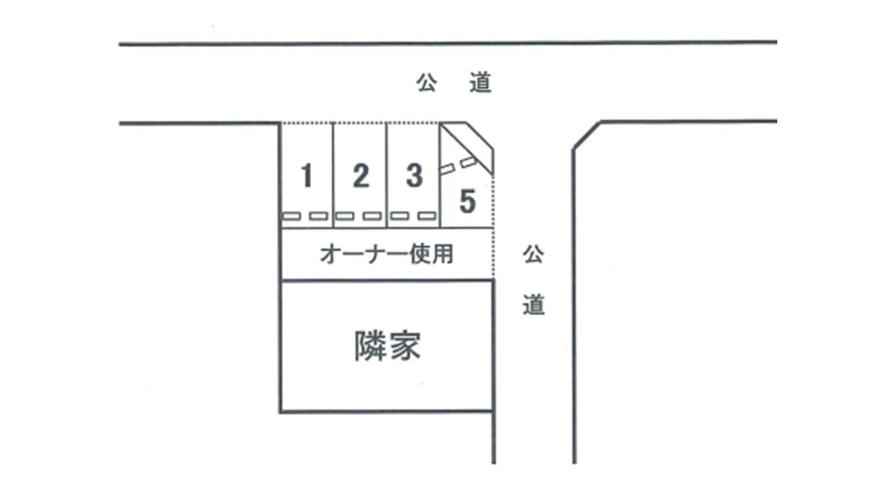 氷川車庫の駐車配置図